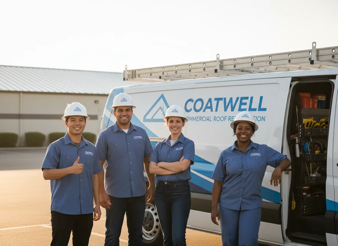 Commercial roof coating company in Mikado, MI